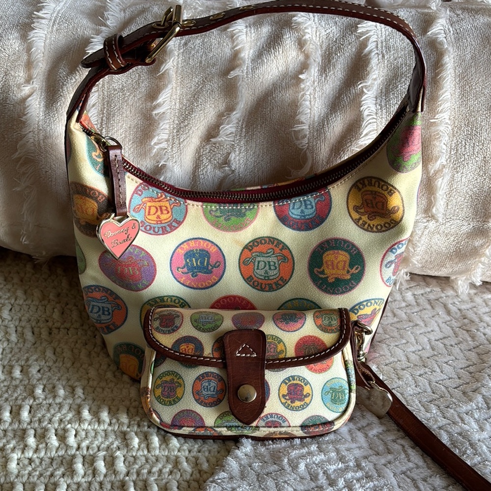 Dooney & Bourke Multicolor Logo Print Women's Bag Set